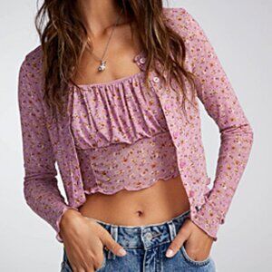 Camisole & Cardigan Set from Simons (Size Medium)